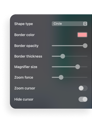 Screen Magnifier feature illustration